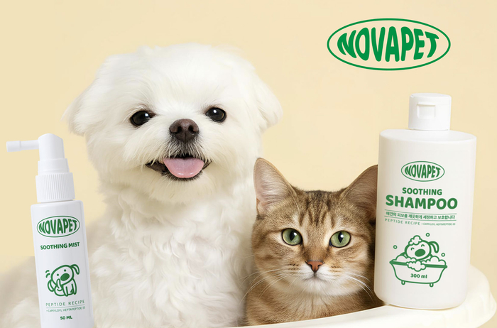 [마이펫페어] 기업 노바펫, '제품 노바펫 수딩 미스트, 노바펫 수딩 샴푸'소개
