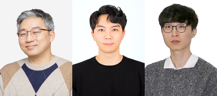 (왼쪽부터) 고재원 DGIST 교수, 미국 럿거스대학 김승준 박사후연수연구원, DGIST 김현호 박사후연수연구원