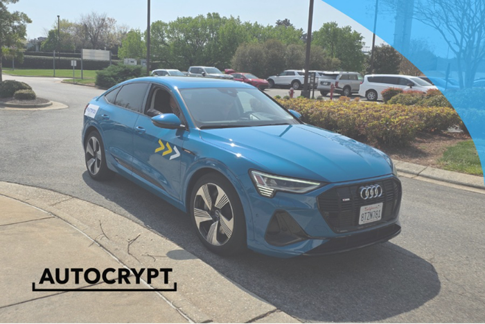 아우토크립트 표준 기반 V2X 톨링 솔루션 탑재 차량