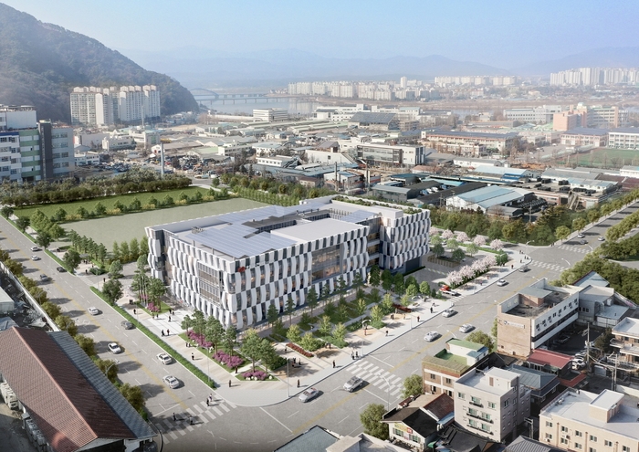 한국전력 강원본부 신축사옥 예상 조감도