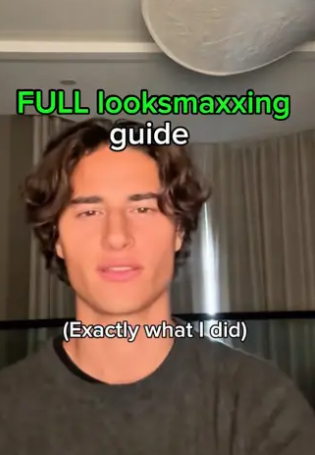 최근 미국 Z세대 남성들 사이에서 외모를 극단적으로 끌어올리려는 '룩스맥싱(Looksmaxxing)' 흐름이 퍼지면서 논란이 되고 있다. 사진=틱톡