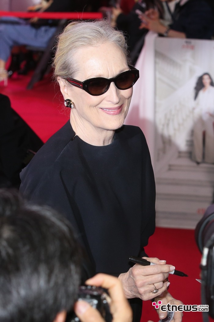 [ET포토] 메릴 스트립, '우아한 헐리웃 레전드'