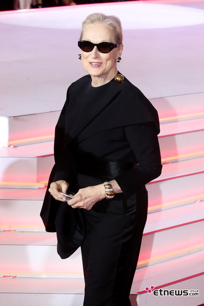 [ET포토] 메릴 스트립, '76세에도 매우 건강한 모습'
