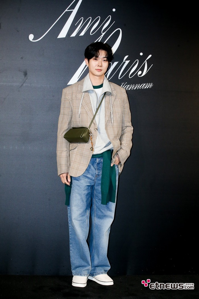 [ET포토] 최우식, '디테일이 있는 꾸안꾸 패션'