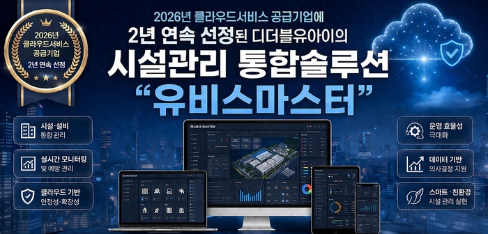 디더블유아이, 2년 연속 '클라우드 서비스 공급 선정…중기 시설관리 업무 AX 지원