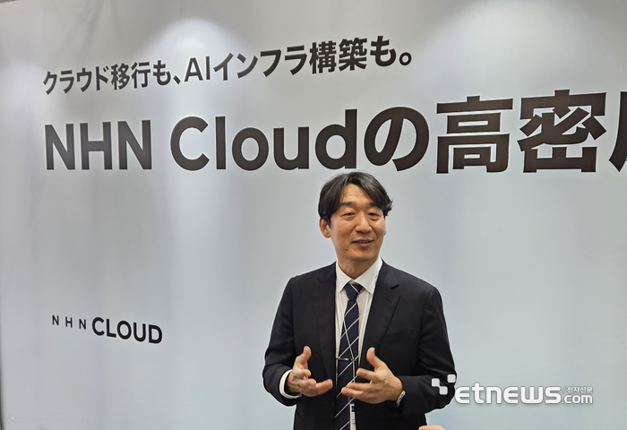 지난 8일 재팬 IT 위크에서 만난 김동훈 NHN클라우드 대표 〈사진=강성전 기자〉