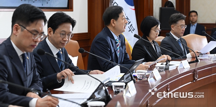 [포토] 민생물가 특별관리 관계장관 TF 주재하는 구윤철 부총리