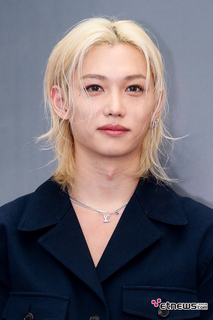 [ET포토] 스트레이키즈 필릭스, '시선잡는 럭셔리 브랜드 목걸이'