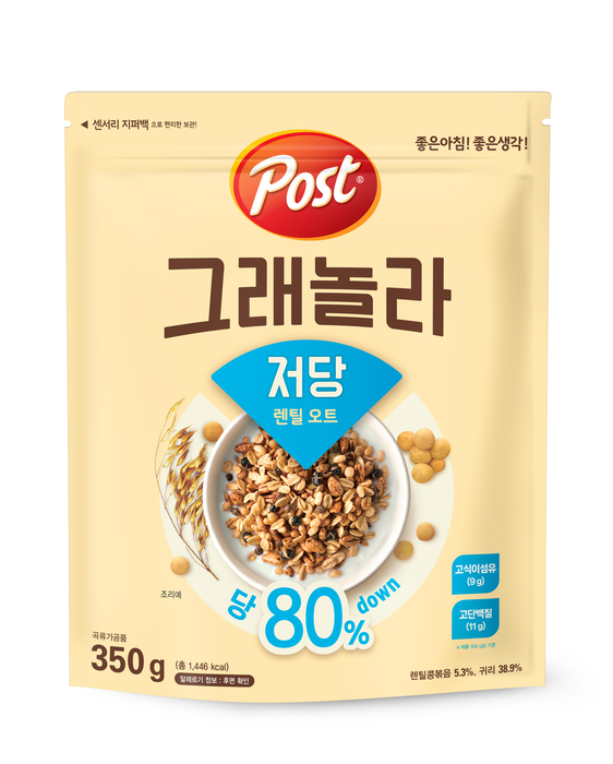 동서식품, '포스트 그래놀라 저당 렌틸 오트' 출시