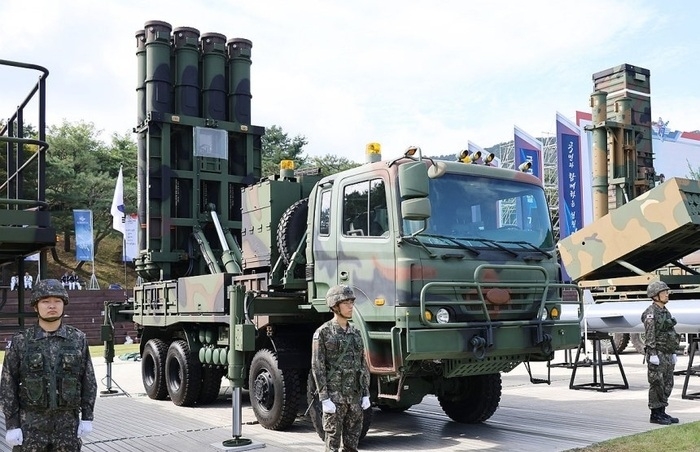 한국형 3축 체계 자산 '천궁-Ⅱ' 사진=연합뉴스