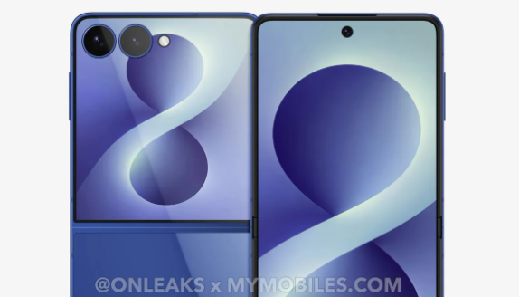 갤럭시Z 플립 8 렌더링. 사진=온리스크