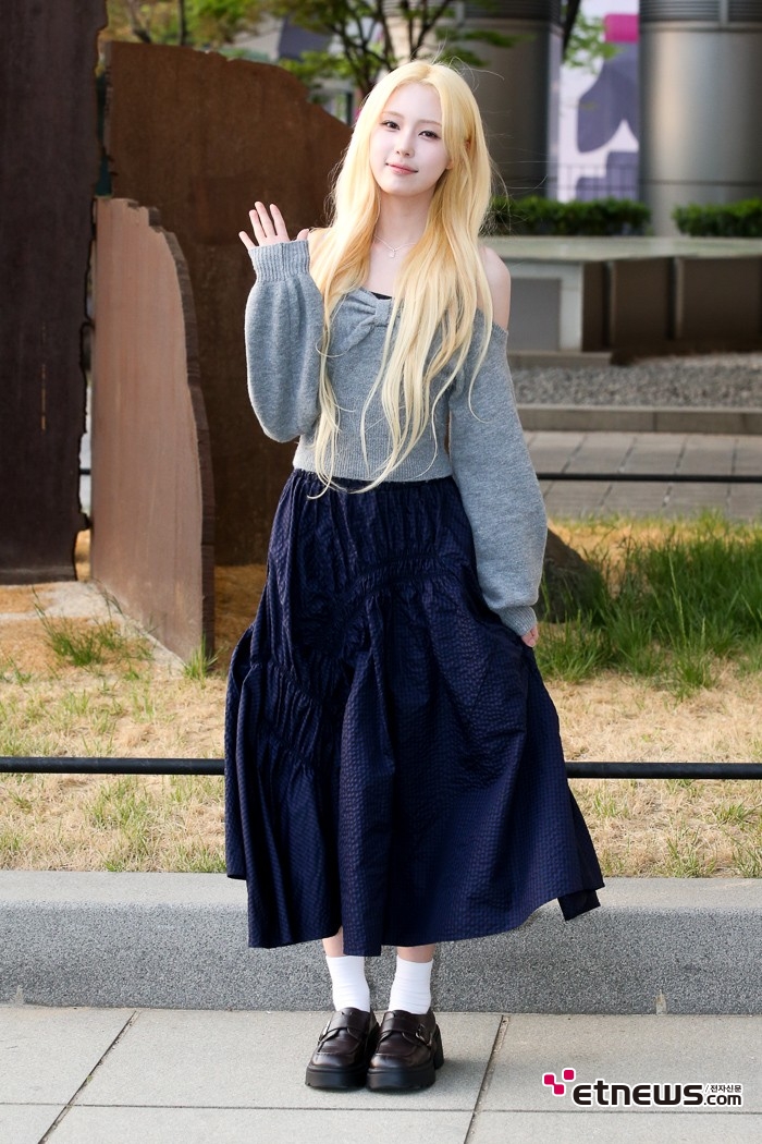[ET포토] 이프아이 원화연, '신비로운 금발 비주얼'