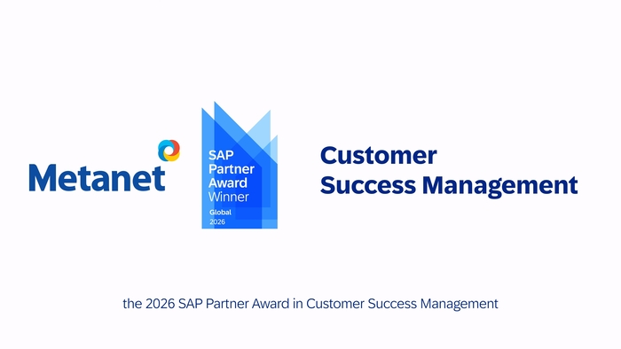 메타넷글로벌, SAP 글로벌 파트너 어워드서 '고객 성공 관리' 부문 수상