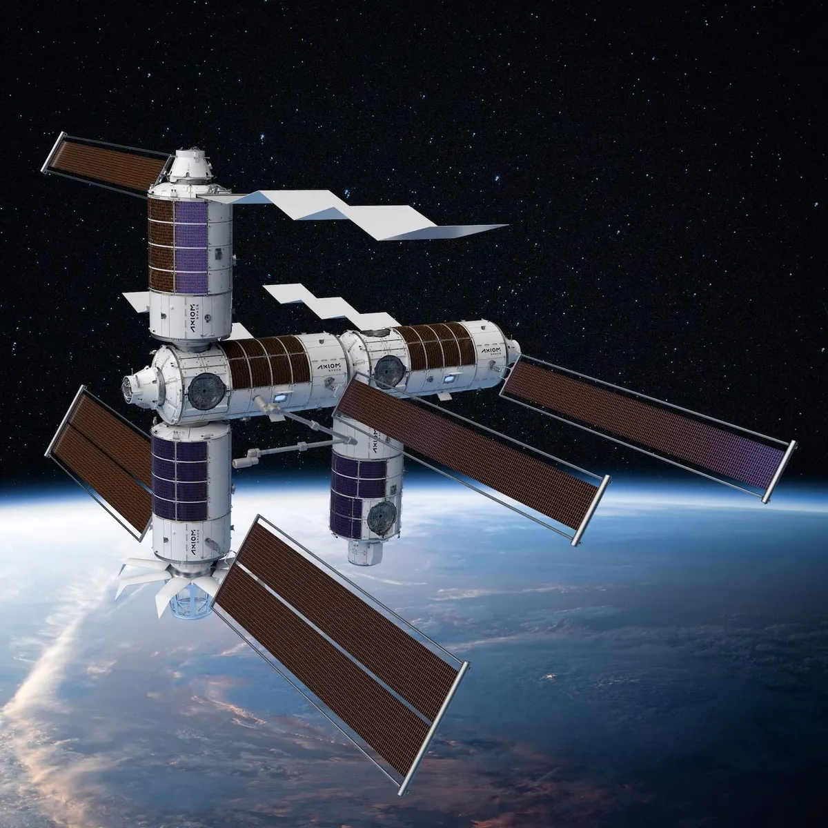 보령과 협업 중인 액시엄 스페이스가 구축 중인 상업용 국제 우주정거장의 완성 예상도.(이미지=보령 제공)