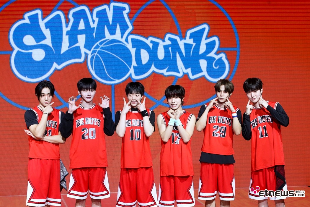 [ET포토] 비보이즈, '데뷔후 5개월만에 슬램덩크로 컴백'