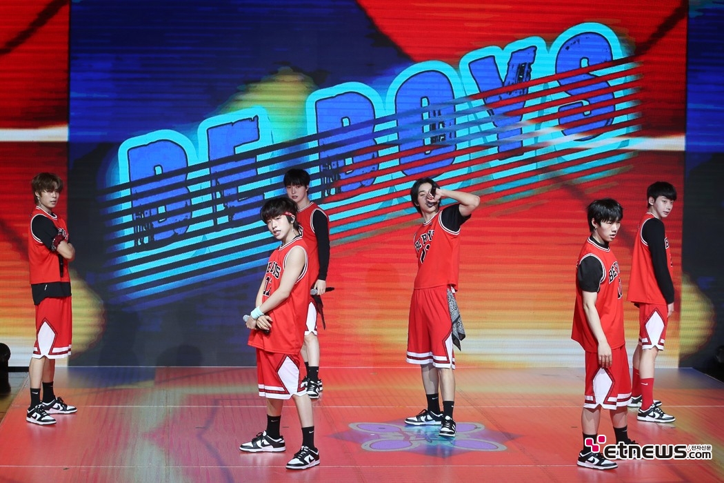 [ET포토] 비보이즈, '유니크한 스포츠 콘셉트 아이돌'