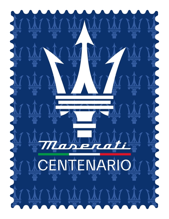 마세라티 엠블럼 100주년 기념 우표