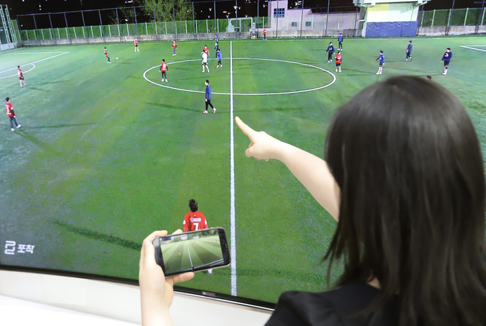 KT스카이라이프 '포착', 기자협회 축구대회 AI 중계