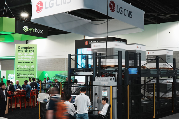 미국 애틀란타에서 열린 '모덱스 2026' LG CNS 부스. ⓒLG CNS