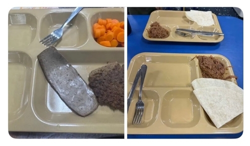 USA투데이가 공개한 미군 병사들에게 제공된 식사. 사진=연합뉴스