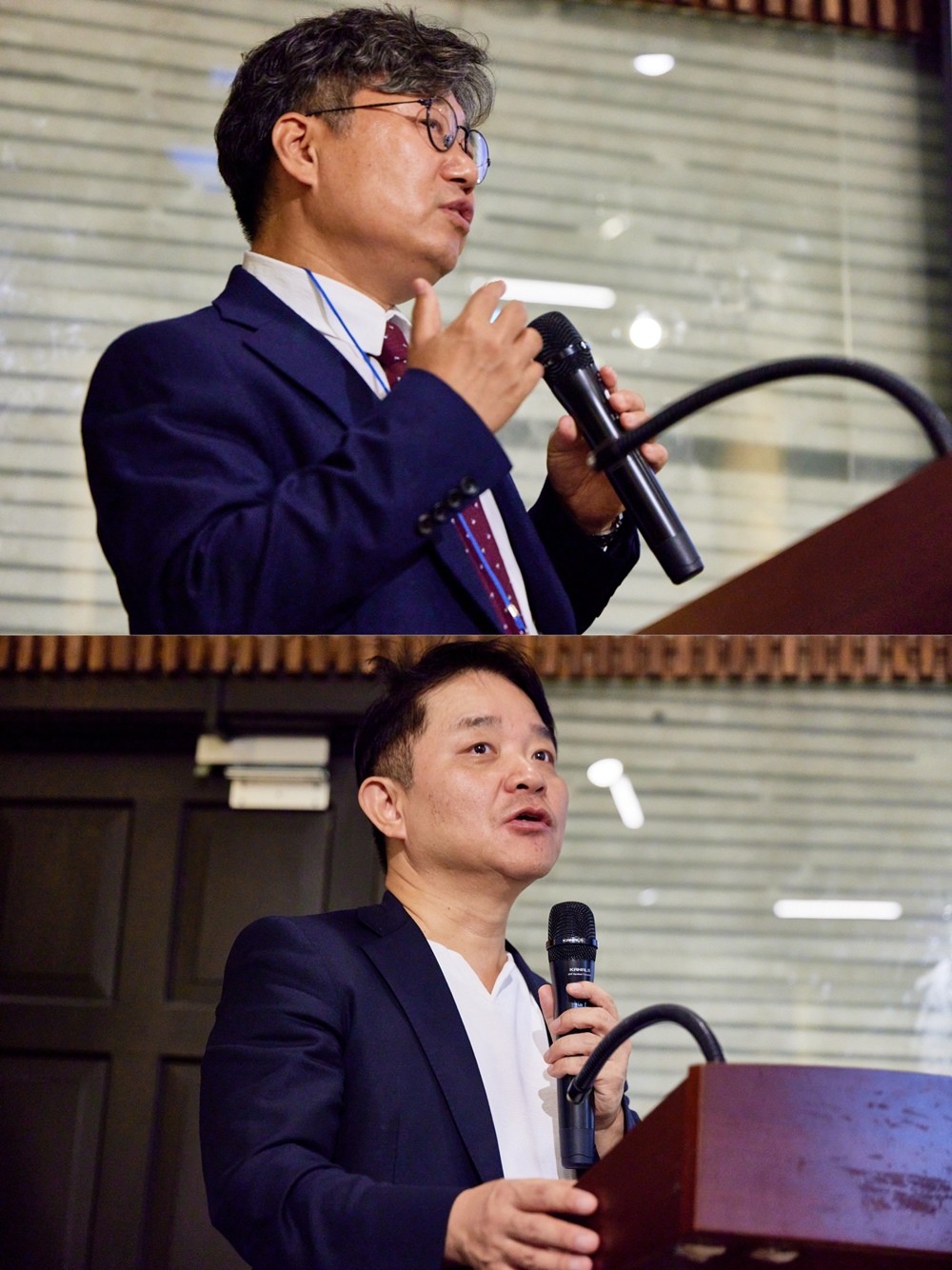 김정환 KBS PD, 이경전 경희대 교수. 사진=한국 여성커뮤니케이션 학회