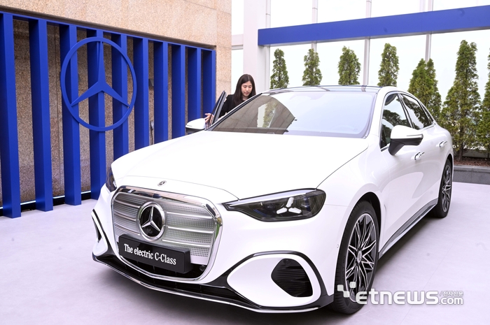 [포토] 메르세데스-벤츠, '디 올-뉴 일렉트릭 C-클래스'