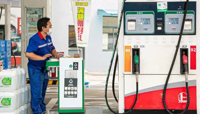 중국 주유소. 사진=중국 계면신문