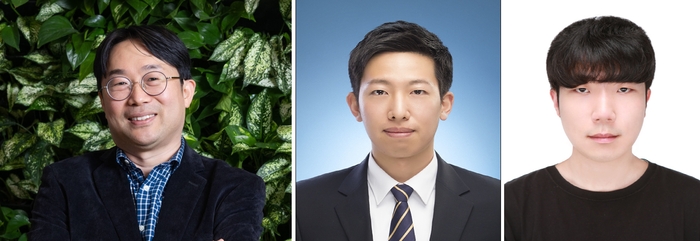 (왼쪽부터) 황동수 교수, 김형빈 박사, 통합과정 이승현 씨.