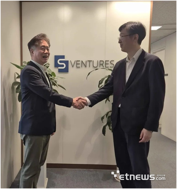 도승환 에스벤처스 대표(왼쪽), 오현옥 지크립토 대표