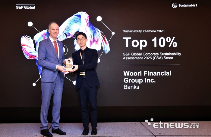 우리금융, S&P 글로벌 '지속가능성 평가' 상위 10%…ESG 경영 우수성 입증