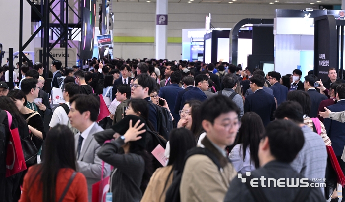 [포토] WIS 2026 전시장 인산인해