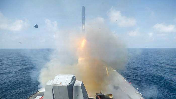 미국 구축함서 발사되는 토마호크 미사일. 사진=AP 연합뉴스