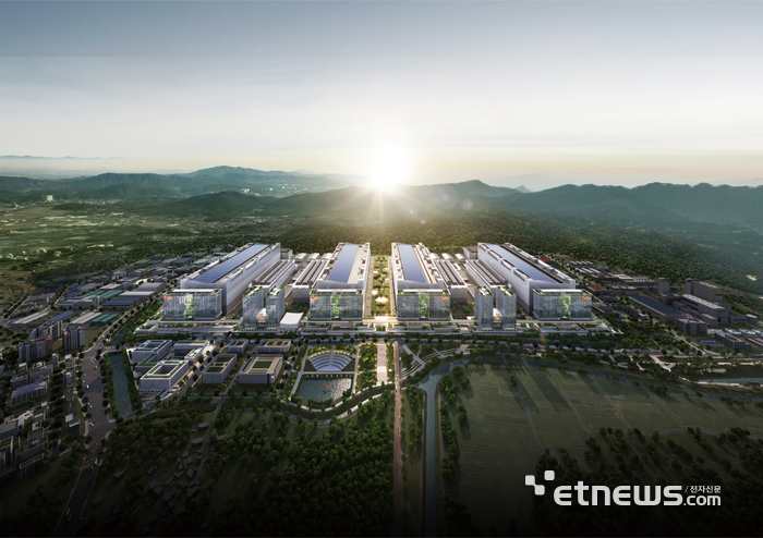 SK하이닉스 용인 반도체클러스터 조감도.