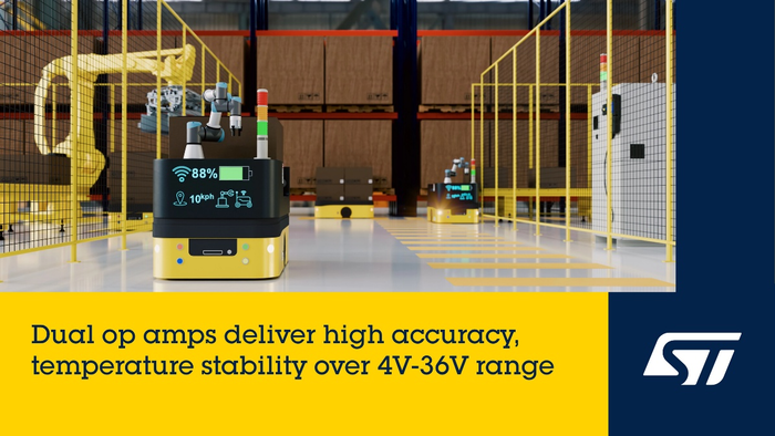 ST마이크로, 폭넓은 전압 지원 증폭기 'TSB192' 공개