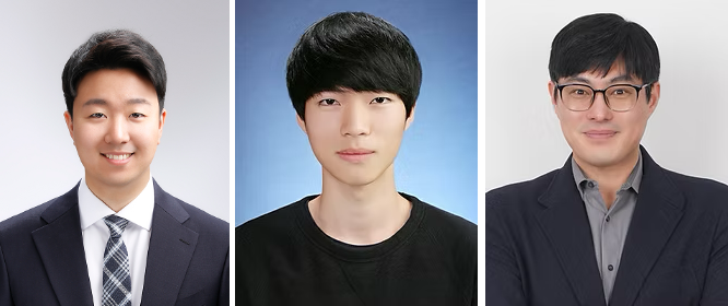 (좌측부터) KIST 김정원 박사, 한양대 ERICA 박우민 박사, 한양대 ERICA 장광석 교수(사진=한양대)