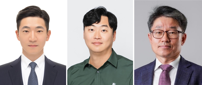 샌드위치 구조 입계확산·접합 공정을 개발한 한국재료연구원 김혁중 학생연구원, 김수민 선임연구원, 이정구 책임연구원(왼쪽부터).