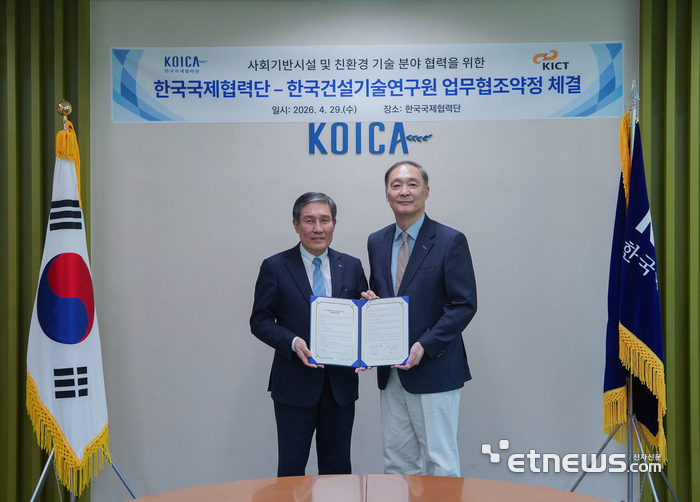 코이카-건설연, 개도국 사회기반시설·친환경 기술 지원 '맞손'