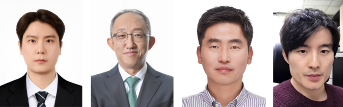 (왼쪽부터) 서민재 교수, 최중호 교수, 강명곤 교수, 김윤 교수(사진=서울시립대)