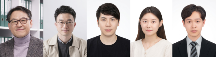 권태혁·장지욱 UNIST 교수팀(왼쪽부터 권 교수, 장 교수, 박준혁·김경림·이진영 연구원