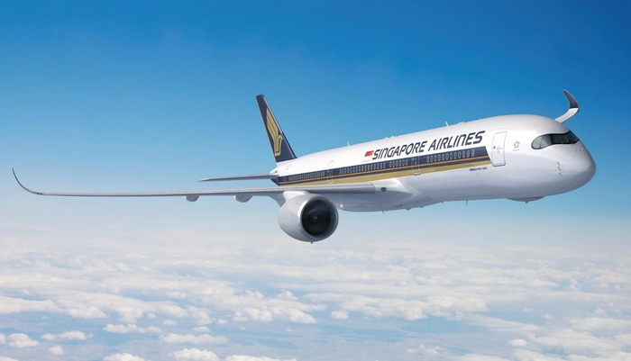 싱가포르항공의 A350-900 여객기 / 싱가포르항공
