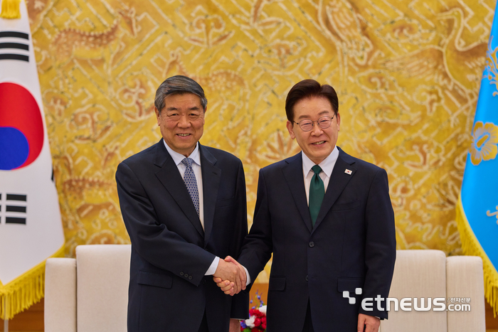 [포토] 이재명 대통령, 중국 부총리 접견