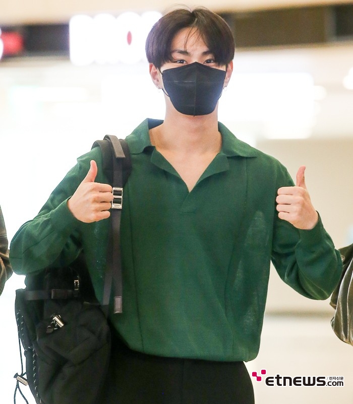 [ET포토] 엔하이픈 정원, '컨디션 좋아요'