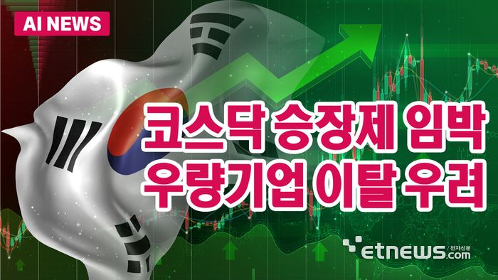코스닥 승강제 임박…우량기업 이탈 우려