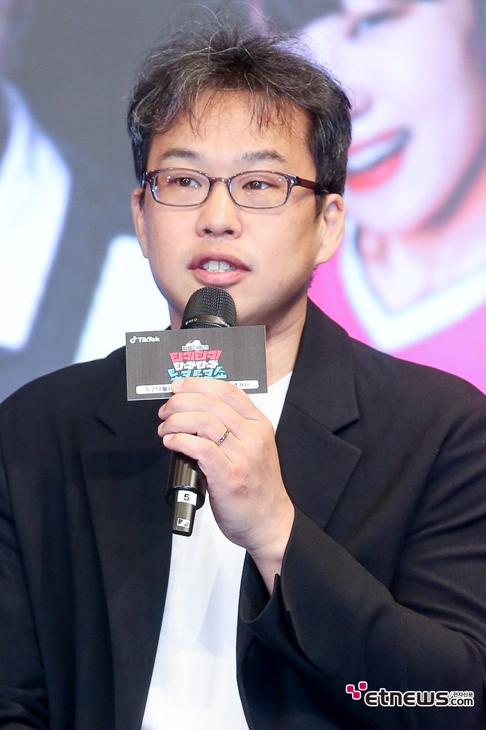 [ET포토] 윤철, '틱톡 한국 콘텐츠에 5000만 달러 투자 진행 상황에 대해 설명'