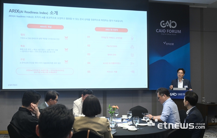 [CAIO 포럼] 삼일PwC “기업 AI 경쟁력, 이제는 정량 진단 시대”