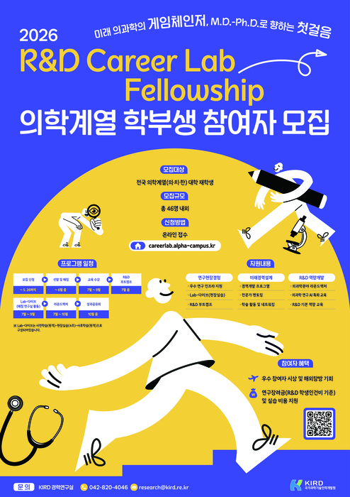 의사과학자 양성 포스터.