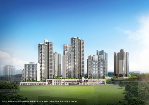 아크로 리버스카이 주경투시도. 사진=DL이앤씨