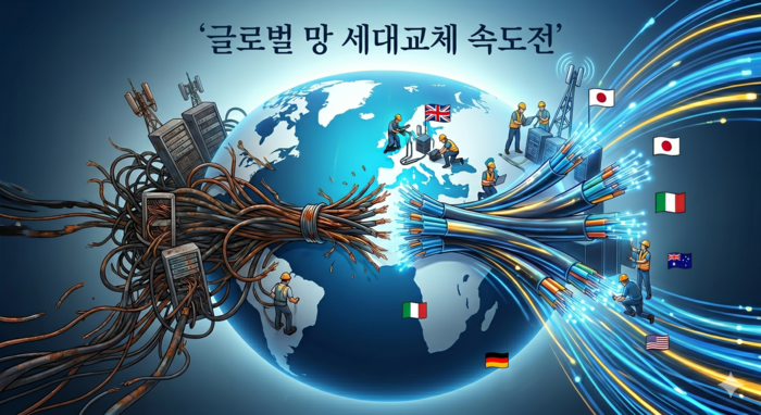 [이슈플러스] 구형망 끄고 AI 켠다…해외는 '망 다이어트' 속도전
