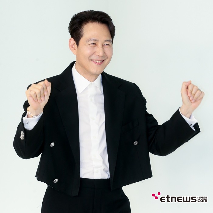 [ET포토] 이정재, '동심 어린 표정과 액션'