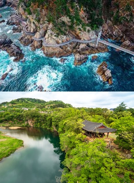 사진= 삼척 초곡용굴촛대바위길, 삼척 죽서루